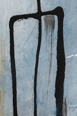 Tavla Dust Abstract Blue - Akryl, 100x100cm - KARE Design