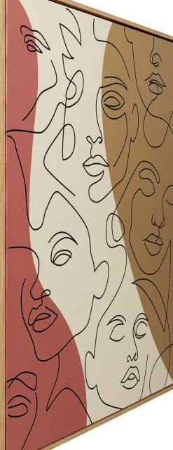 Tavla Faccia Arte Tri Colore - 120x90cm - KARE Design