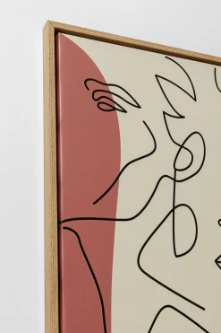 Tavla Faccia Arte Tri Colore - 120x90cm - KARE Design
