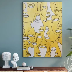 Tavla Faces, 70x100cm - KARE Design