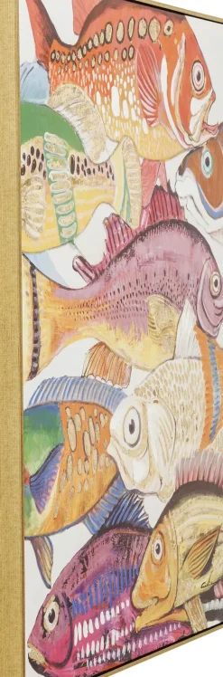 Tavla Fish Meeting 1 - Akryl, 75x100cm - KARE Design