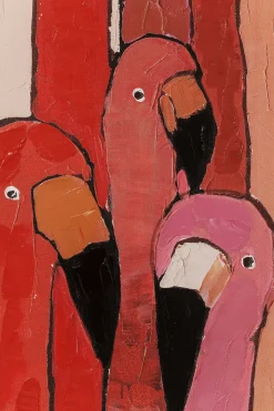 Tavla Flamingo Meeting, 90x120cm - KARE Design