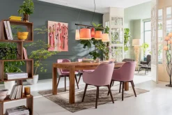Tavla Flamingo Meeting, 90x120cm - KARE Design