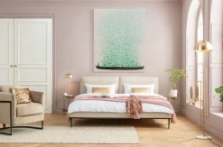 Tavla Flower Boat - Beige/Grön, 120x160cm - KARE Design