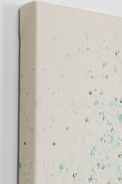 Tavla Flower Boat - Beige/Grön, 80x100cm - KARE Design