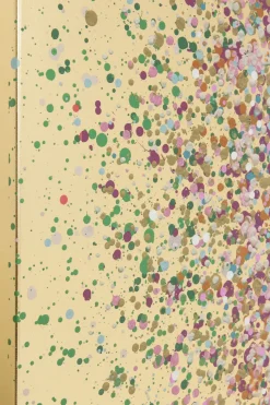 Tavla Flower Boat - Guld/Rosa, 80x100cm - KARE Design