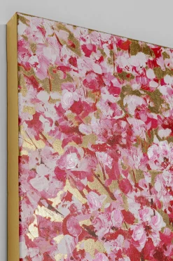 Tavla Flower Couple - Guld/Rosa, 80x100cm - KARE Design