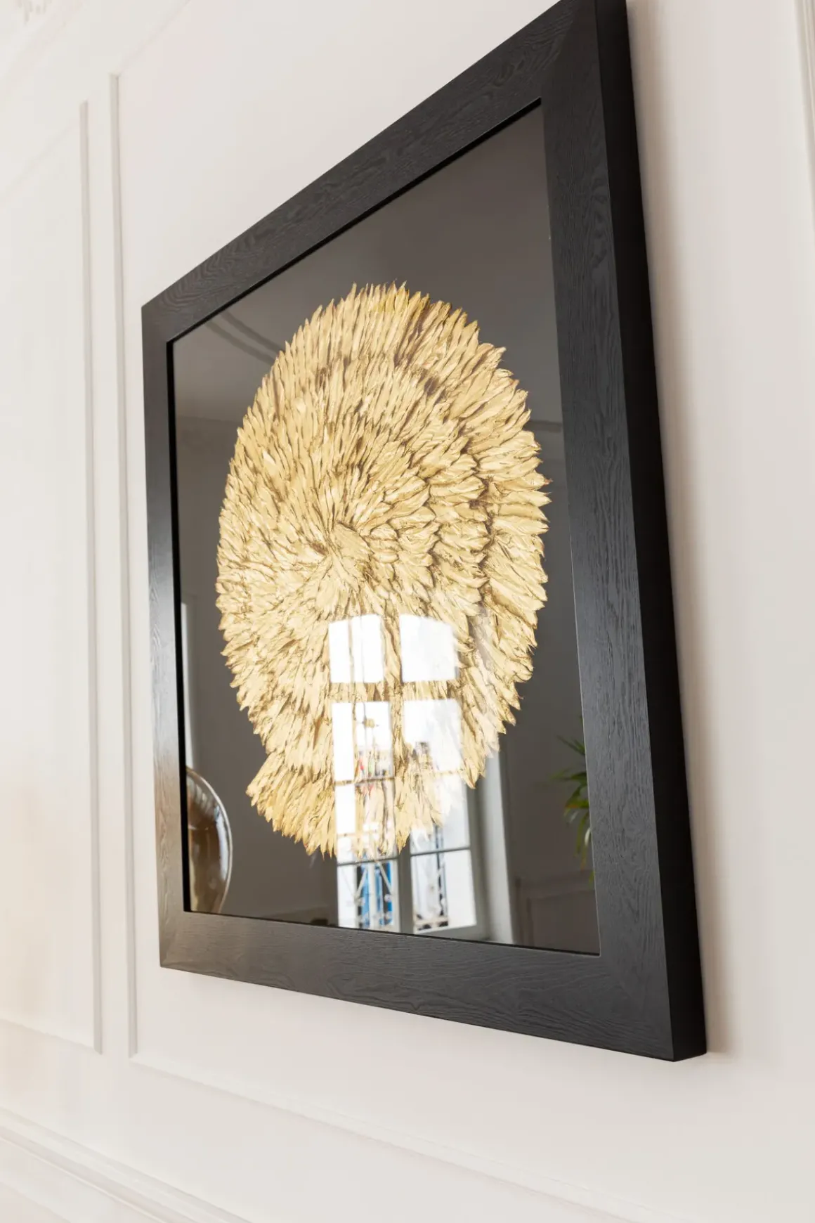 Tavla Golden Snail - Guld, 120x120cm - KARE Design