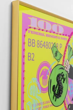Tavla Graffiti Money, 70x160cm - KARE Design