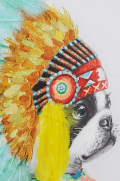 Tavla Headdress Dog, 80x80cm - KARE Design