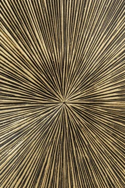 Tavla Illumino - Struktur i Matt Guldfinish, 120x120cm - KARE Design