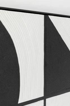 Tavla Modulo - Svart/Vit, 100x100cm - KARE Design