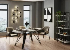 Tavla Modulo - Svart/Vit, 100x100cm - KARE Design