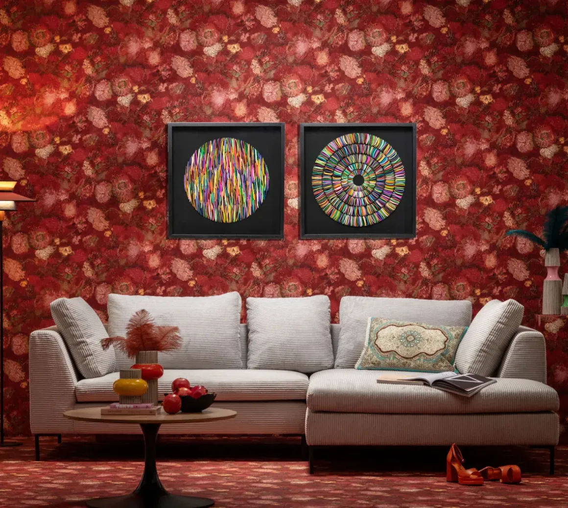 Tavla Pasta - Flerfärgad, 80x80cm - KARE Design