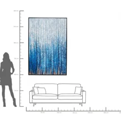 Tavla Rain Shower, 180x120cm - KARE Design