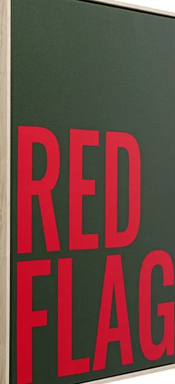 Tavla Red Flag, 40x60cm - KARE Design