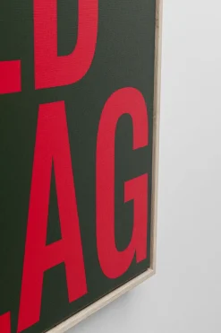 Tavla Red Flag, 40x60cm - KARE Design