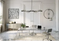 Tavla Silver Flower, 100x100cm - KARE Design