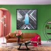 Tavla Skyline Skater - Inramad, 149x149cm - KARE Design