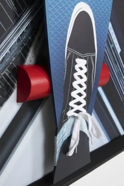 Tavla Skyline Skater - Inramad, 149x149cm - KARE Design