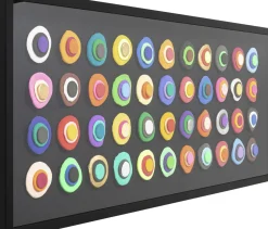 Tavla Swab - Flerfärgad, Canvas, 160x60cm - KARE Design
