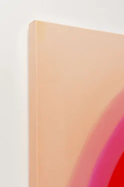 Tavla Tendency Circle Pink - Canvas, 120x120cm - KARE Design