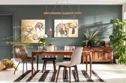 Tavla Touched Flower Elefant 90x120cm - KARE Design
