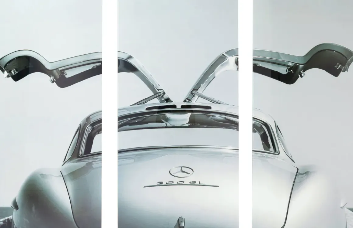 Tavla Triptychon Oldtimer Back 240x160cm - KARE Design