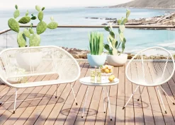 Trädgårdsbänk Acapulco Mono - Vit - KARE Design