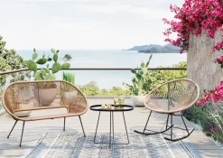 Trädgårdsbänk Acapulco - Natur, 121 cm - KARE Design