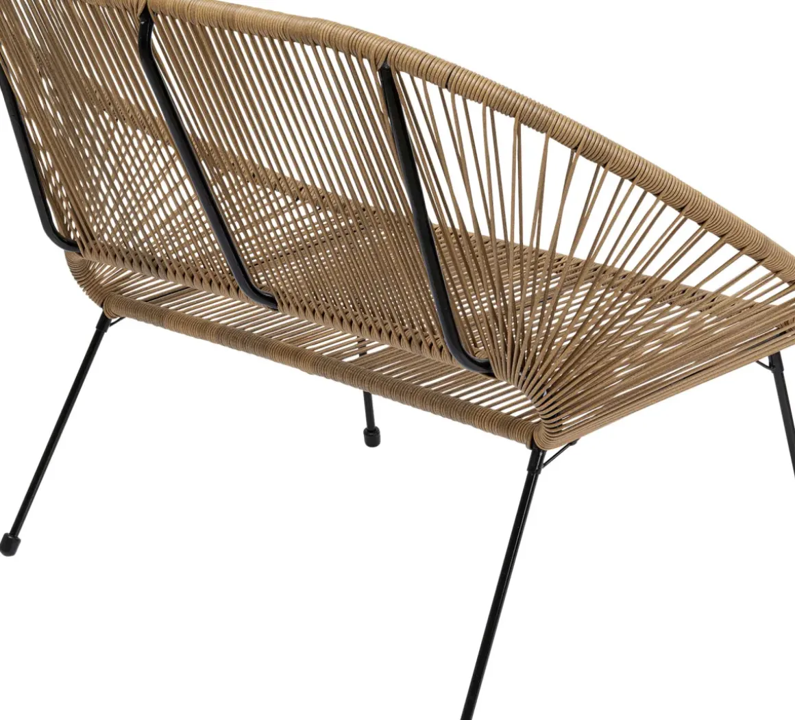 Trädgårdsbänk Acapulco - Natur, 121 cm - KARE Design