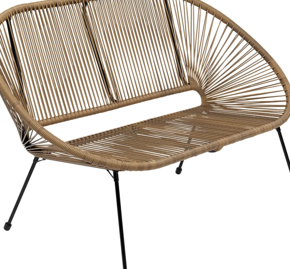 Trädgårdsbänk Acapulco - Natur, 121 cm - KARE Design