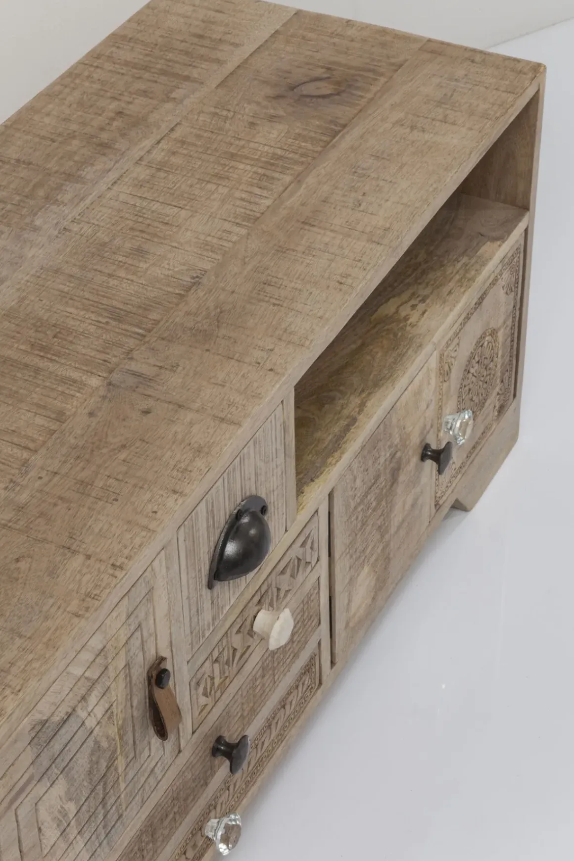 TV-Bänk Puro - Ljust Trä, 45x125cm - KARE Design