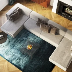 U-Soffa Infinity Malibu Grå, 434cm - KARE Design