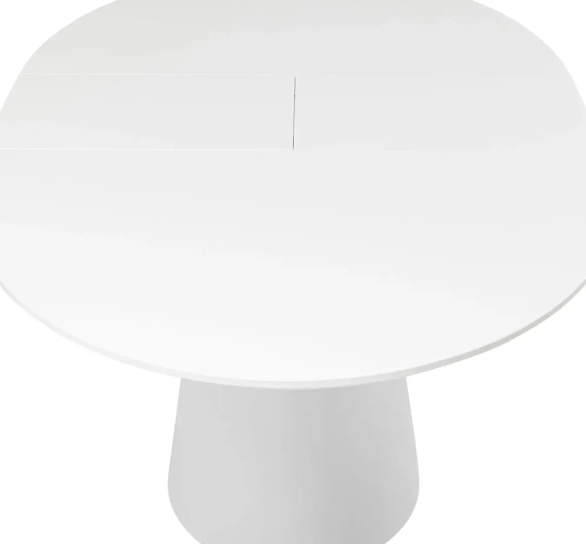 Utdragbart Bord Benvenuto - Ovalt Bord Vit, 200-250x110cm - KARE Design