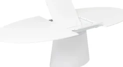 Utdragbart Bord Benvenuto - Ovalt Bord Vit, 200-250x110cm - KARE Design