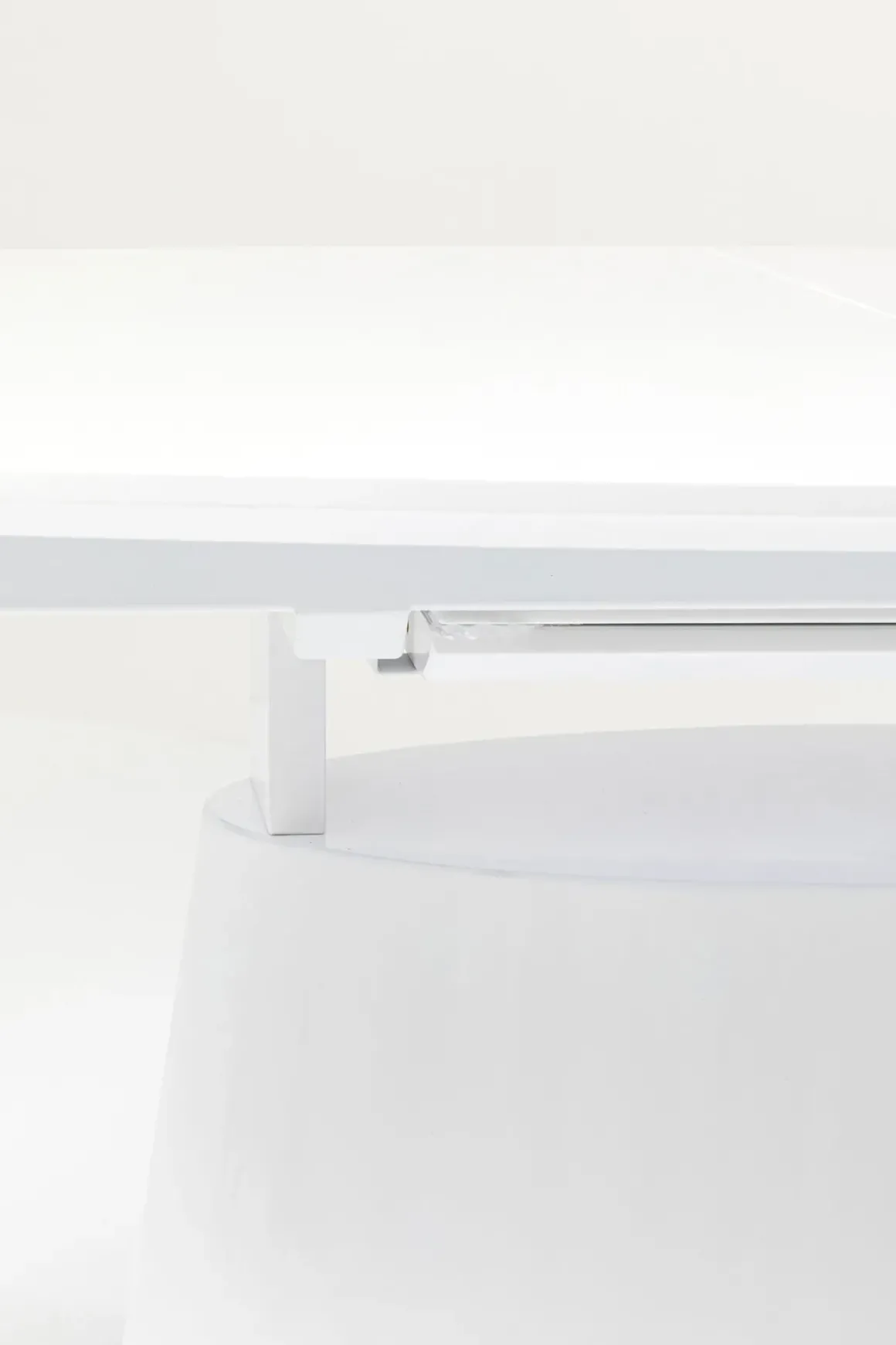 Utdragbart Bord Benvenuto - Ovalt Bord Vit, 200-250x110cm - KARE Design