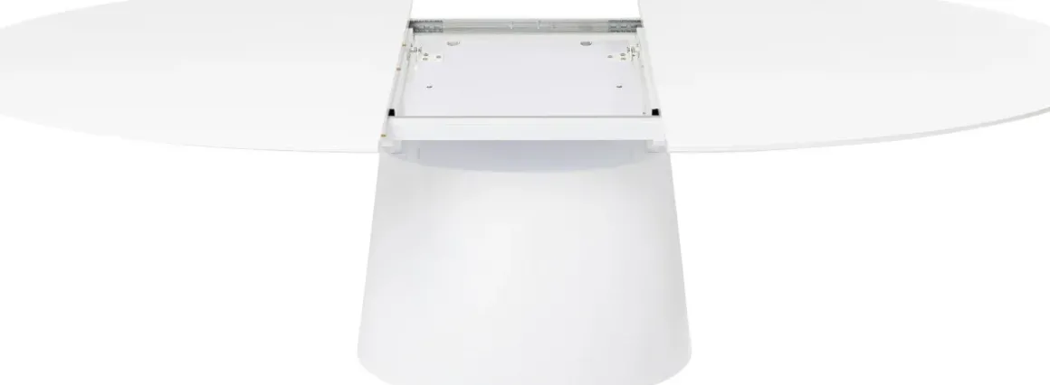 Utdragbart Bord Benvenuto - Ovalt Bord Vit, 200-250x110cm - KARE Design