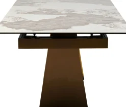 Utdragbart Bord Connesso - Mässing, 200(+60)x100cm - KARE Design