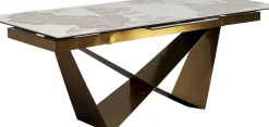 Utdragbart Bord Connesso - Mässing, 200(+60)x100cm - KARE Design