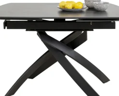 Utdragbart Bord Twist - Svart, 120(30+30)x90cm - KARE Design