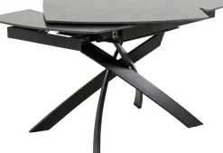 Utdragbart Bord Twist - Svart, 120(30+30)x90cm - KARE Design