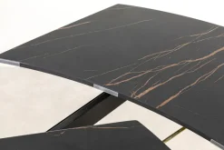 Utdragbart Bord Twist - Svart, 120(30+30)x90cm - KARE Design