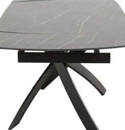 Utdragbart Bord Twist - Svart, 120(30+30)x90cm - KARE Design