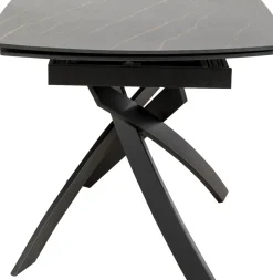 Utdragbart Bord Twist - Svart, 120(30+30)x90cm - KARE Design