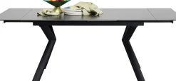 Utdragbart Bord Xenia - Svart, 140(30+30)x80cm - KARE Design