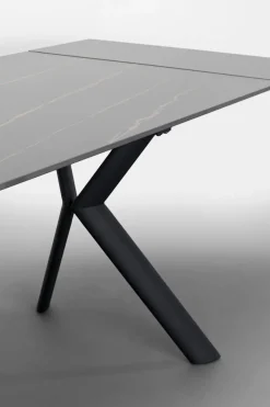 Utdragbart Bord Xenia - Svart, 140(30+30)x80cm - KARE Design