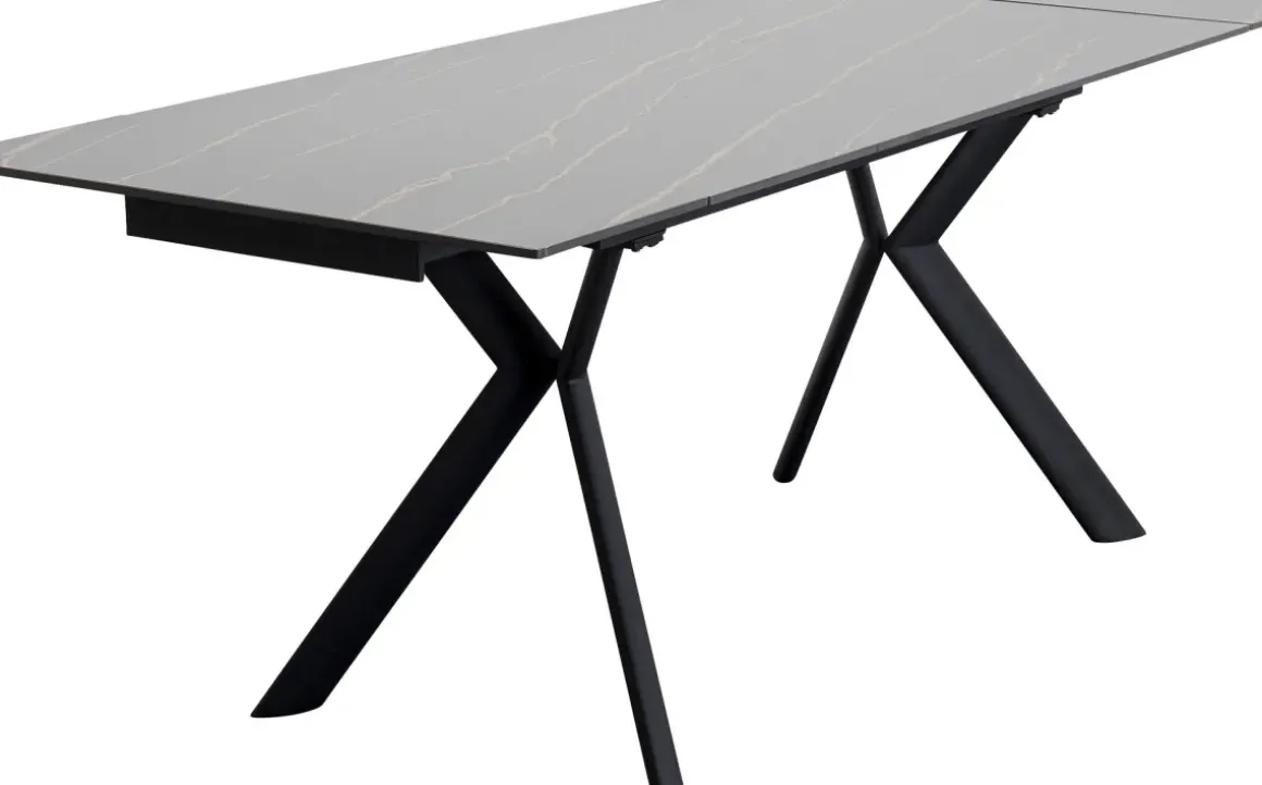 Utdragbart Bord Xenia - Svart, 140(30+30)x80cm - KARE Design