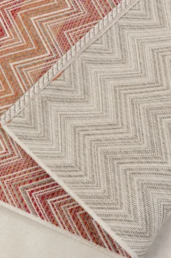 Uterumsmatta Zigzag - Röd, 330x230cm - KARE Design