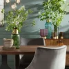 Vas Barfly Grön - Glasvas med Dekorativ Mässing - KARE Design